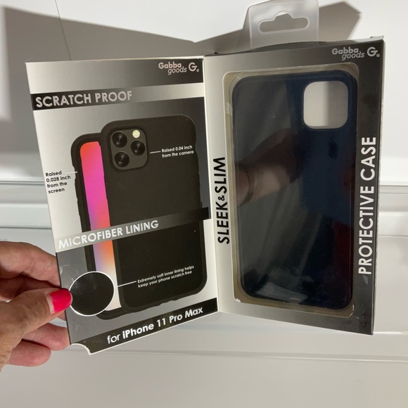 Gabba Goods iPhone 11 Pro Max Sleek & Slim Protective Case Black New In Box - Picture 5 of 8